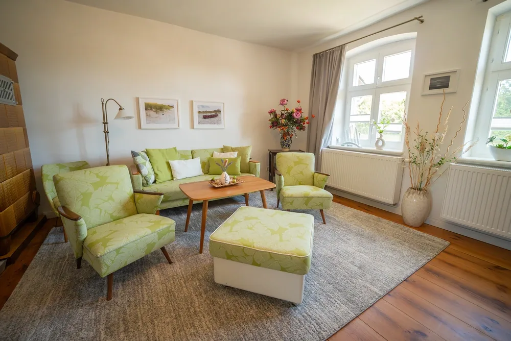 Wohnzimmer im Ferienhaus Anna