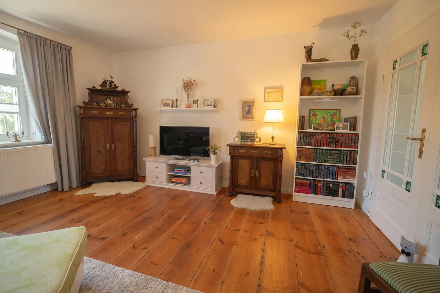 Gemütlicher Wohnbereich der Wohnung 1