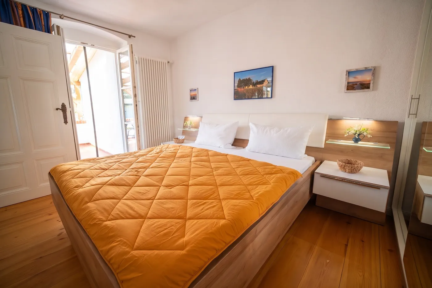Schlafbereich der Wohnung 1